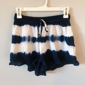 Hollister tie dye flowy shorts
